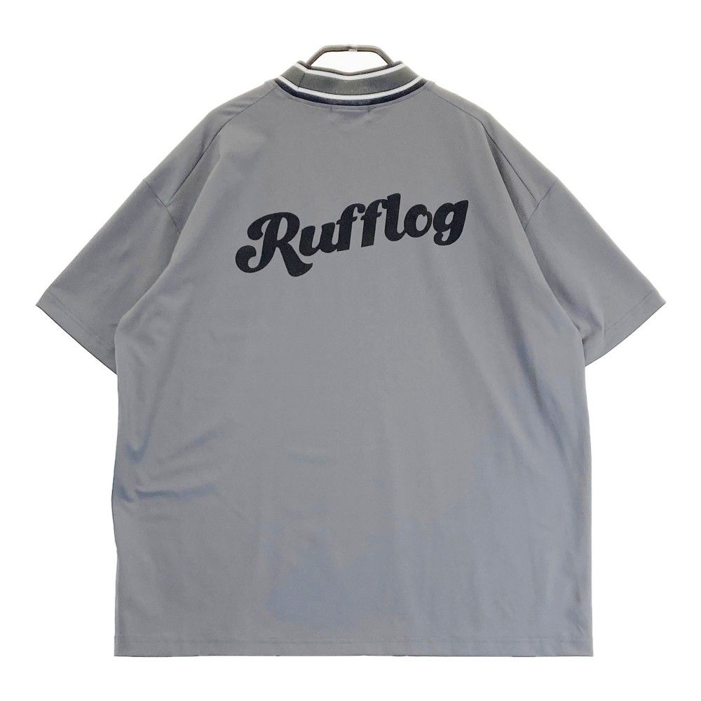 RUFFLOG　ラフロッグ　モックネック　シャツ　サイズL グレー RUFFLOG ラフロッグ モックネック シャツ サイズL グレー 【公式通販】