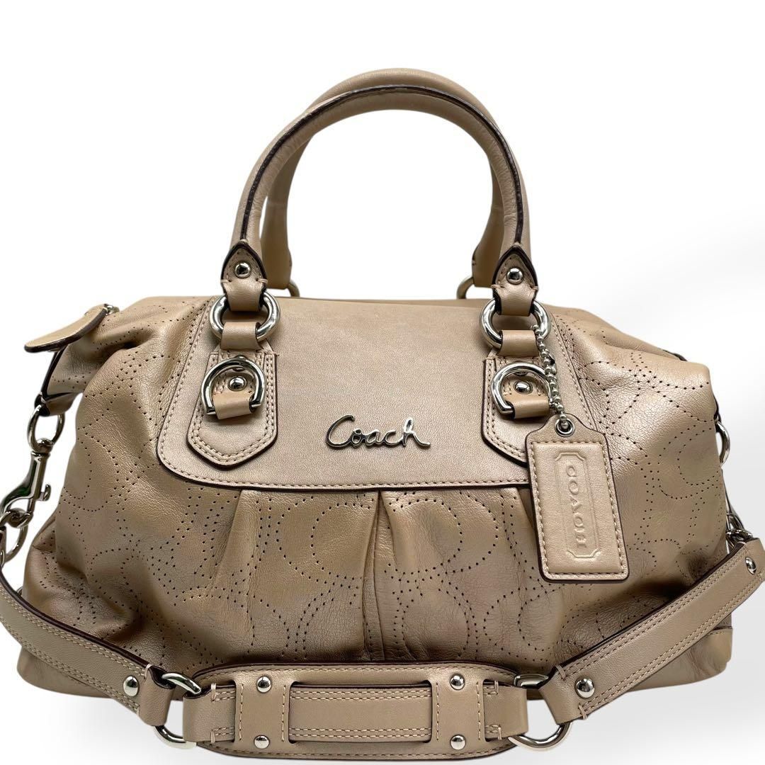 美品 お値下げ coach バック 美品 2way COACH 2WAYショルダーバッグ お