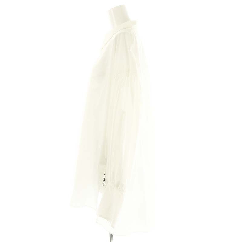 COCO DEAL◆25SS/ストライプスリットスリーブオーバーシャツ/2/ポリエステル/BEG/ストライプ COCO DEAL(ココディール) / 25SS/ストライプスリットスリーブ