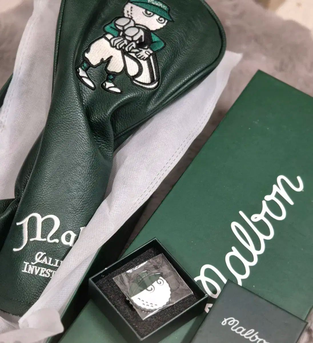 正規品 MALBON GOLF(マルボンゴルフ) ドライブ カバーu0026ボールマーカー