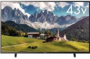 動作 済 フナイ 43V型 液晶 テレビ 4K チューナー内蔵 ダブルチューナー 外付けHDD裏番組録画対応 FL-43U3130