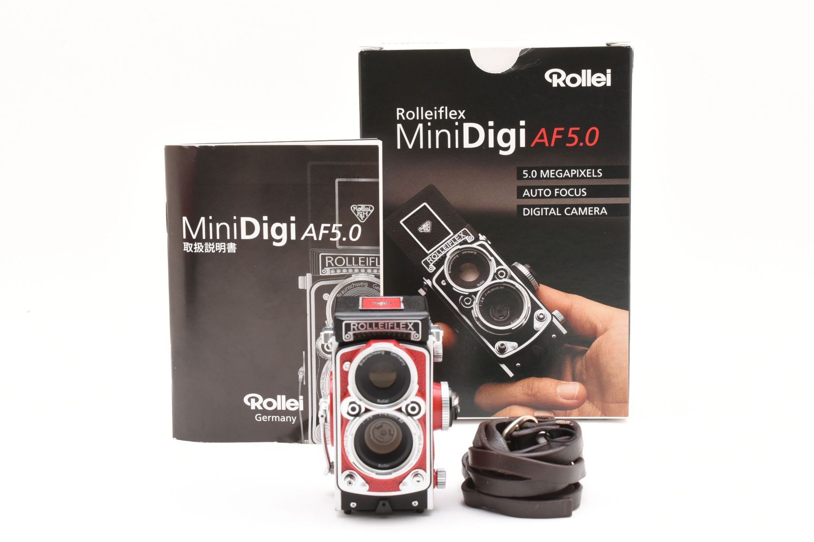 ローライフレックス Rolleiflex Minidigi AF 5.0 レッド 赤 元 き コンパクトデジタルカメラ トイカメラ 2514524A
