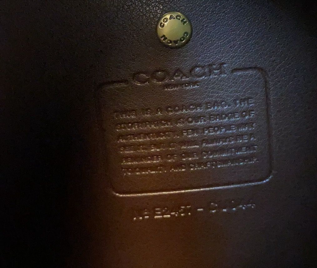 COACH コ一チCU044 プルックリン ブラウン 39ト一トバッグ 付属