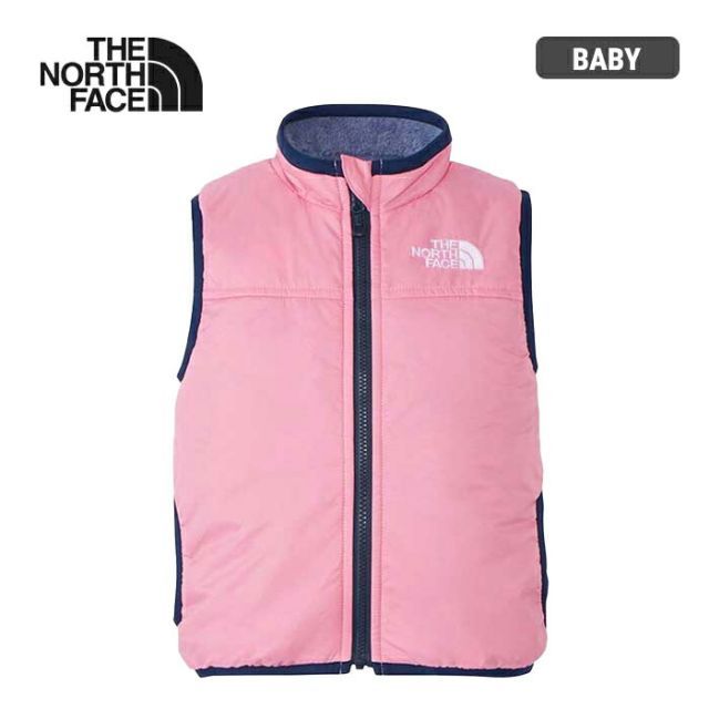 ザ ノース フェイス ベビー リバーシブル 毛足の長い モコモコ フリース ベスト ジャケット キッズ 子供 THE NORTH FACE B Reversible Cozy Vest Jacket ベビー リバーシブル コージー ベスト ジャケット NYB8