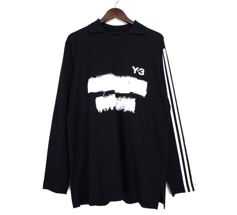 ワイスリー Y-3 【 U GFX LOGO LS T 】ロゴ カットソー 43368