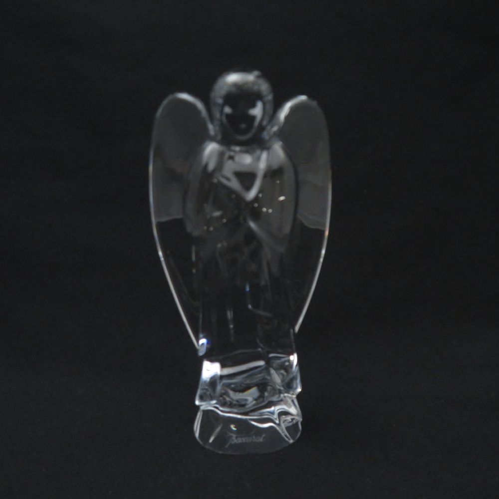 美品 Baccarat バカラ フィギュリン クリスタル 女神 天使 祈り