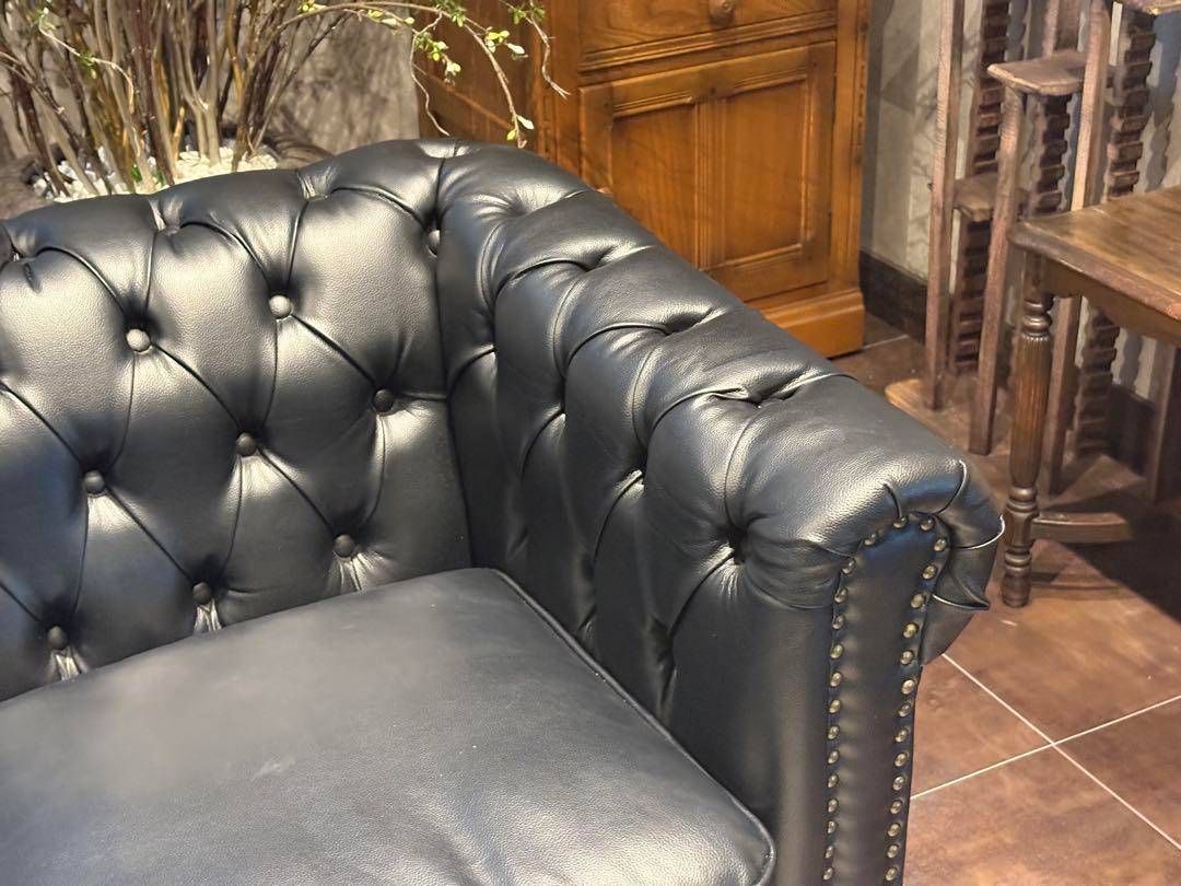 レザー ブラック