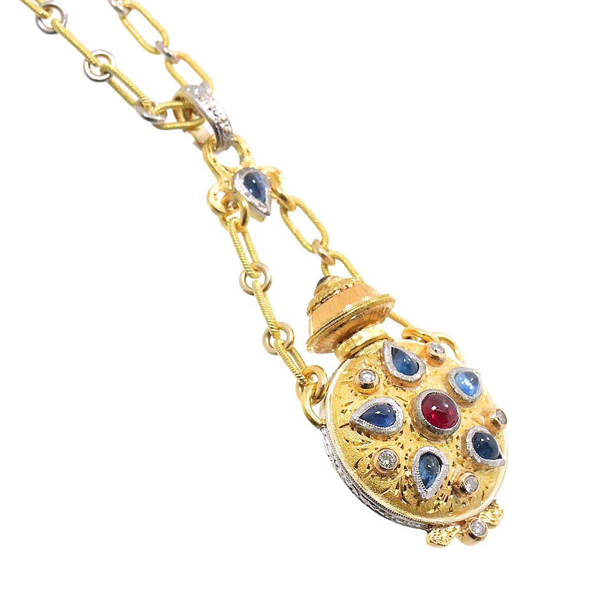 カッツァニーガ CAZZANIGA K18 ネックレストップ 温う