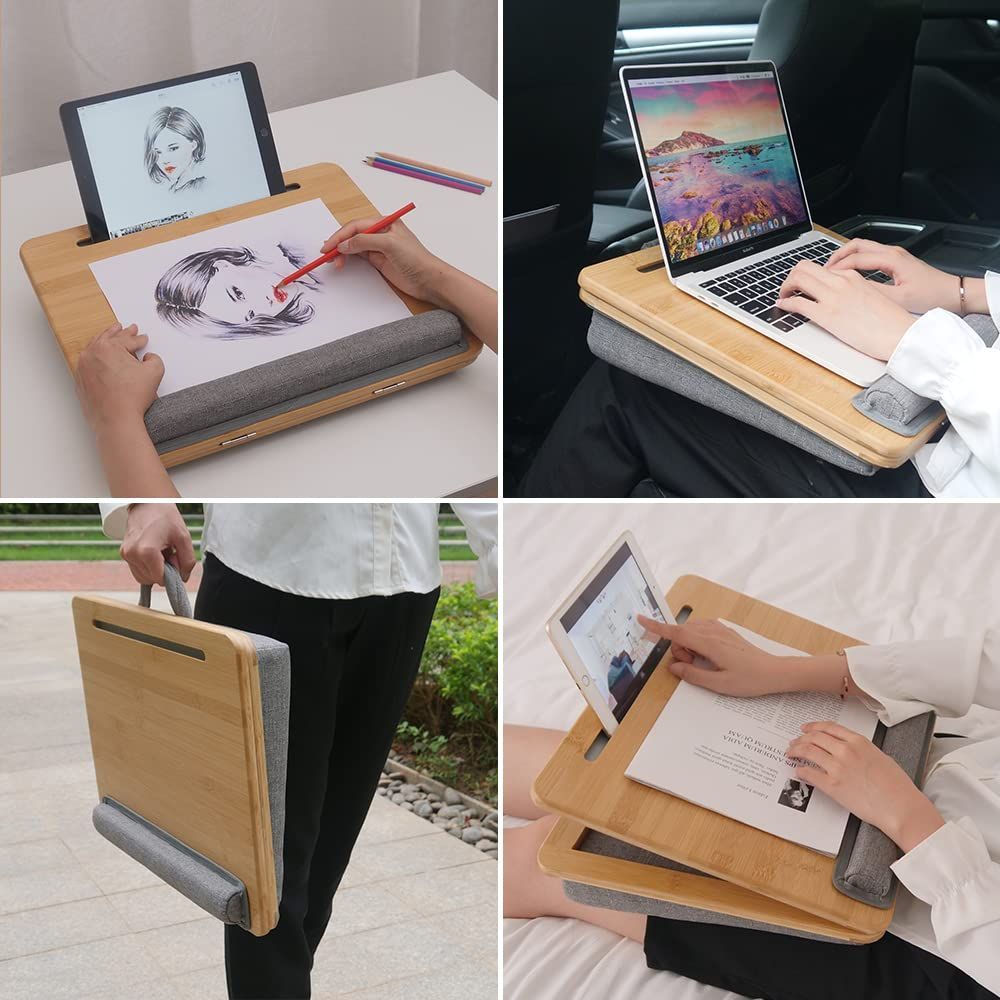 膝上タブレットスタンド ノートパソコン用ラップデスク