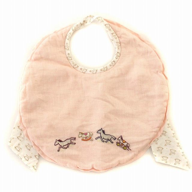 HERMES 馬柄 スタイ 直営店！【HERMES エルメス】Passe-passe よだれかけ ベビー用品