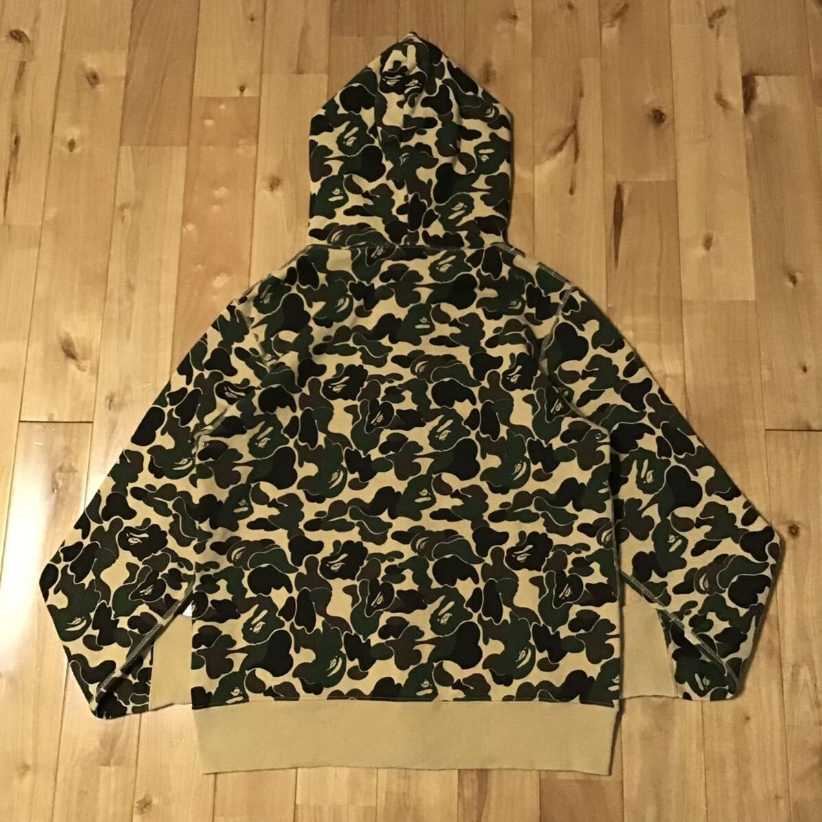 BAPE camo フルジップ パーカー Mサイズ a bathing ape full zip  