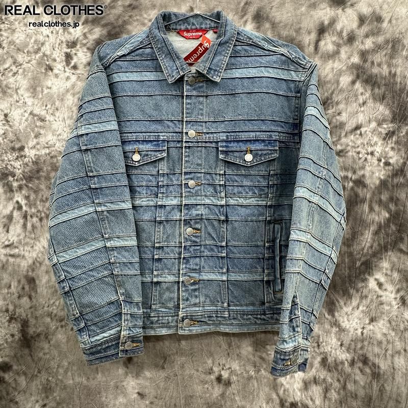 Supreme デニムジャケット L 最高デザイン】シュプリーム 全面刺繍ロゴ