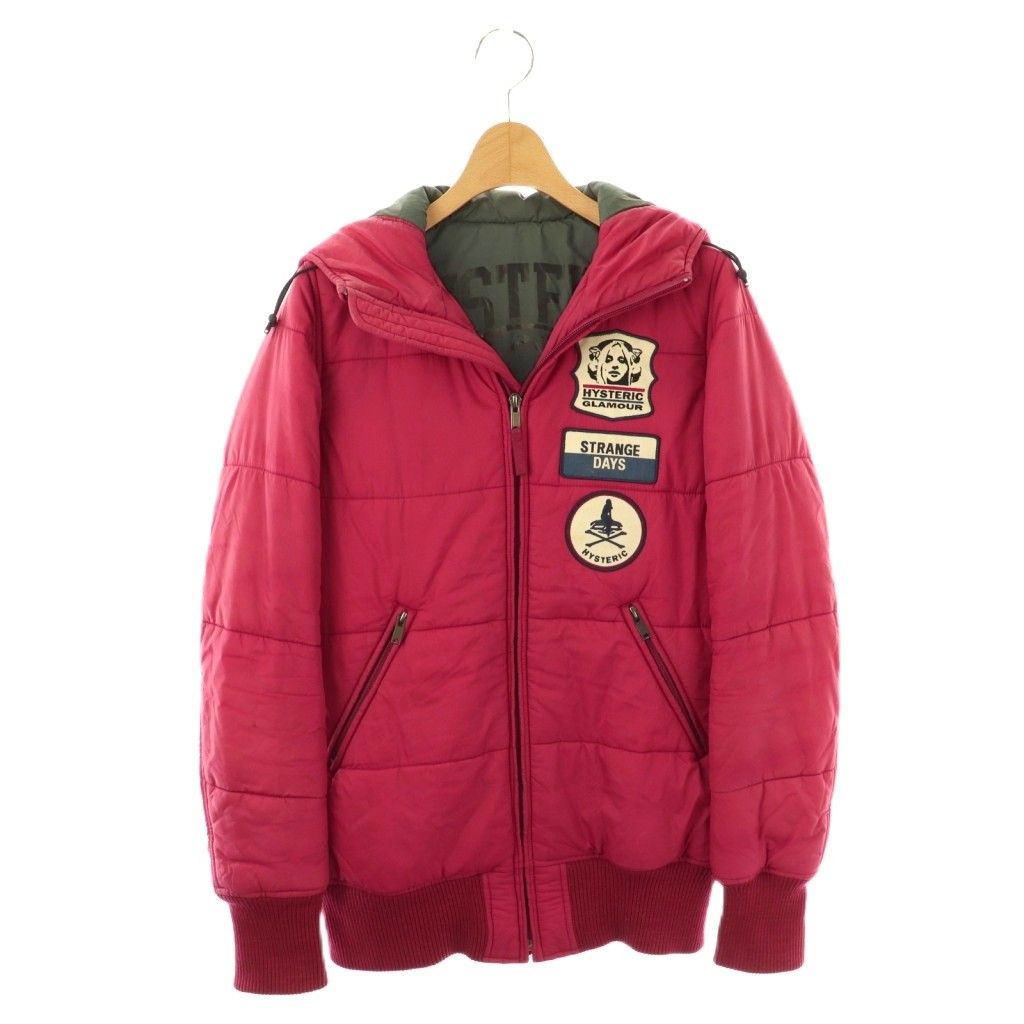 ヒステリックグラマー ワッペンジャケット S ヒステリックグラマー HYSTERIC GLAMOUR PRIMALOFT ワッペン装飾