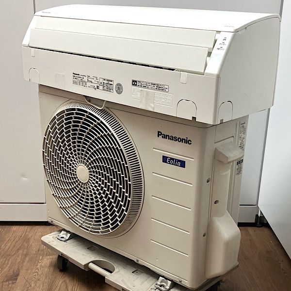 訳アリ Panasonic|パナソニック ルームエアコン 2.2kW 6畳 内部クリーン エオリア 2020年式 CS-220DFL-W ドレンホースなし ●99361