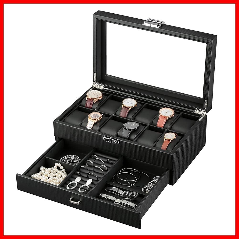 特売】EUNOMIA 腕時計収納ケース 時計ケース 12本 時計 収納ボックス 2