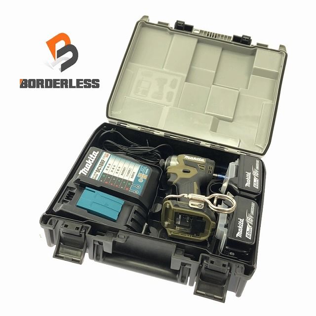 マキタ TD173DRGXO (オリーブ) 注意　バッテリー１本仕様　18V 充電式 インパクトドライバ 　 本体+6.0Ahバッテリー×１本+充電器DC18RF+ケース　( TD173DZO) : td173drgxo-1 : パワーツールショップ  テクノケイ - 通販 - Yahoo!ショッピング