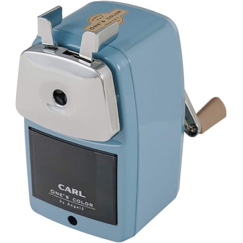 まとめ買い カール事務器 手動 鉛筆削り エンゼル5 3 ライトブルー A5PR3-T 3個セット