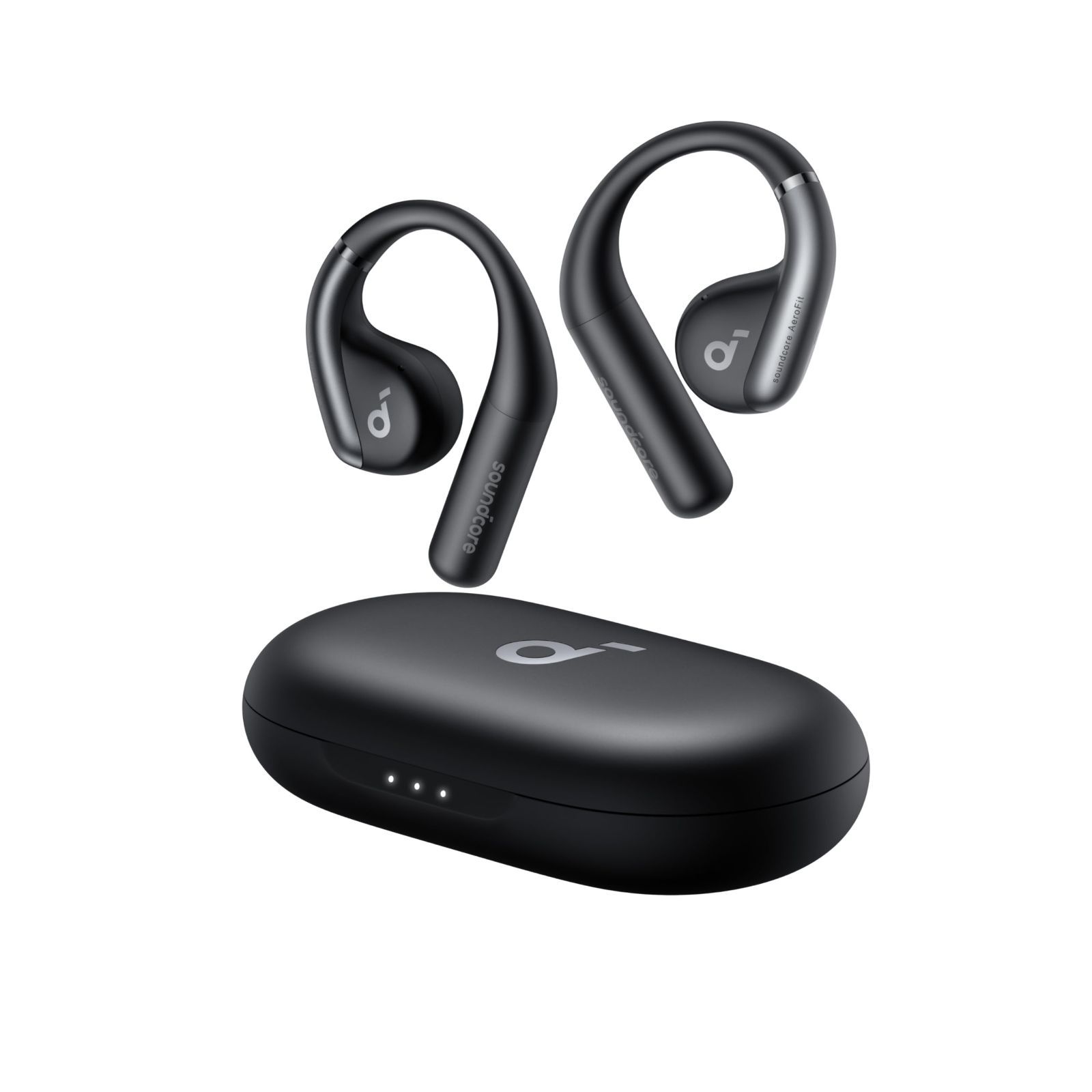 フォロー割 最大42時間再生 IP57防塵防水規格| | | 5.3 オープンイヤー型ワイヤレスイヤホン AeroFit Bluetooth マルチポイント接続|PSE技術基準適合 ブラック Soundcore Anker