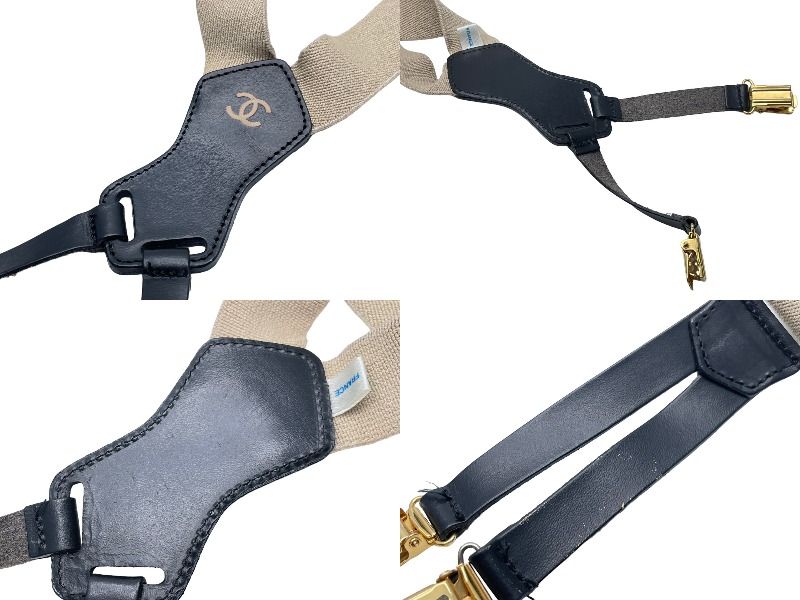 CHANEL シャネル サスペンダー ココマーク ヴィンテージ ゴム CHANEL シャネル サスペンダー ココマーク ヴィンテージ ゴム
