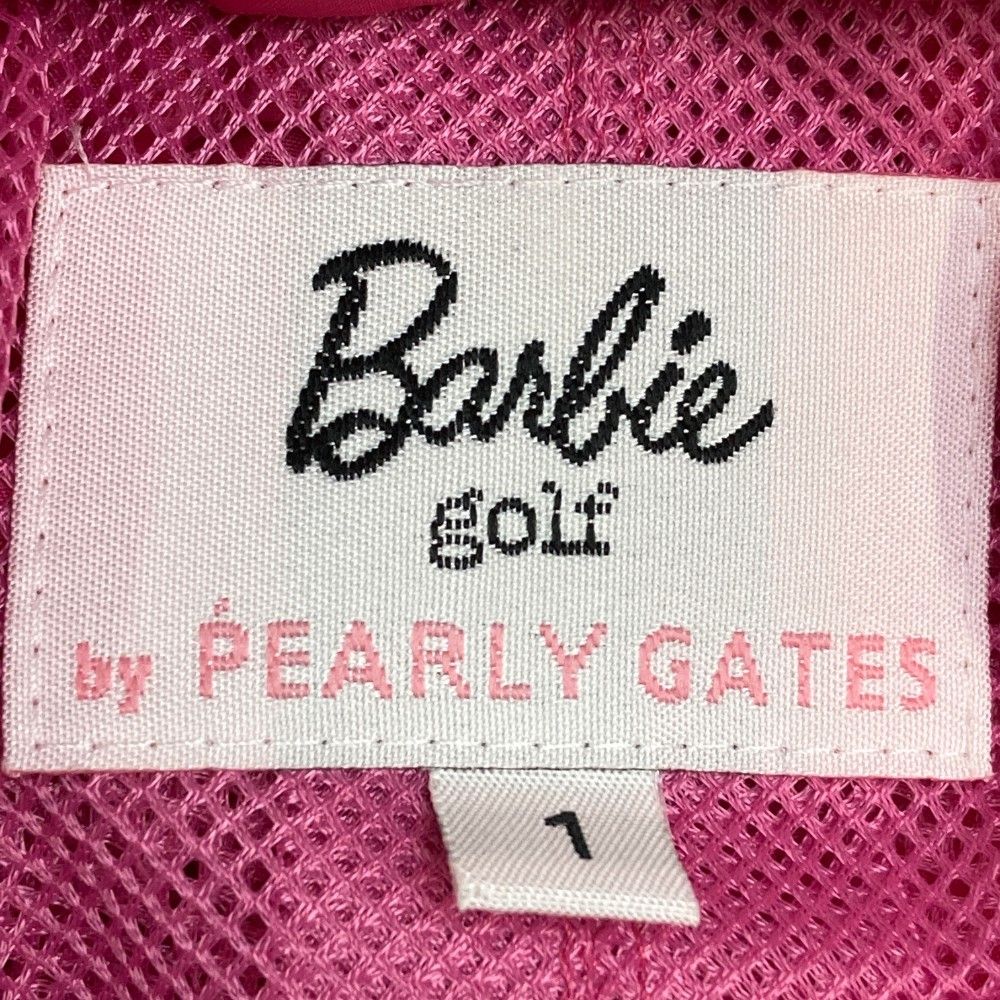 サイズ：1 PEARLY GATES パーリーゲイツ BARBIE golf 2WAY半袖 レインワンピース  ピンク系 [240101249327] ゴルフウェア レディース ストスト