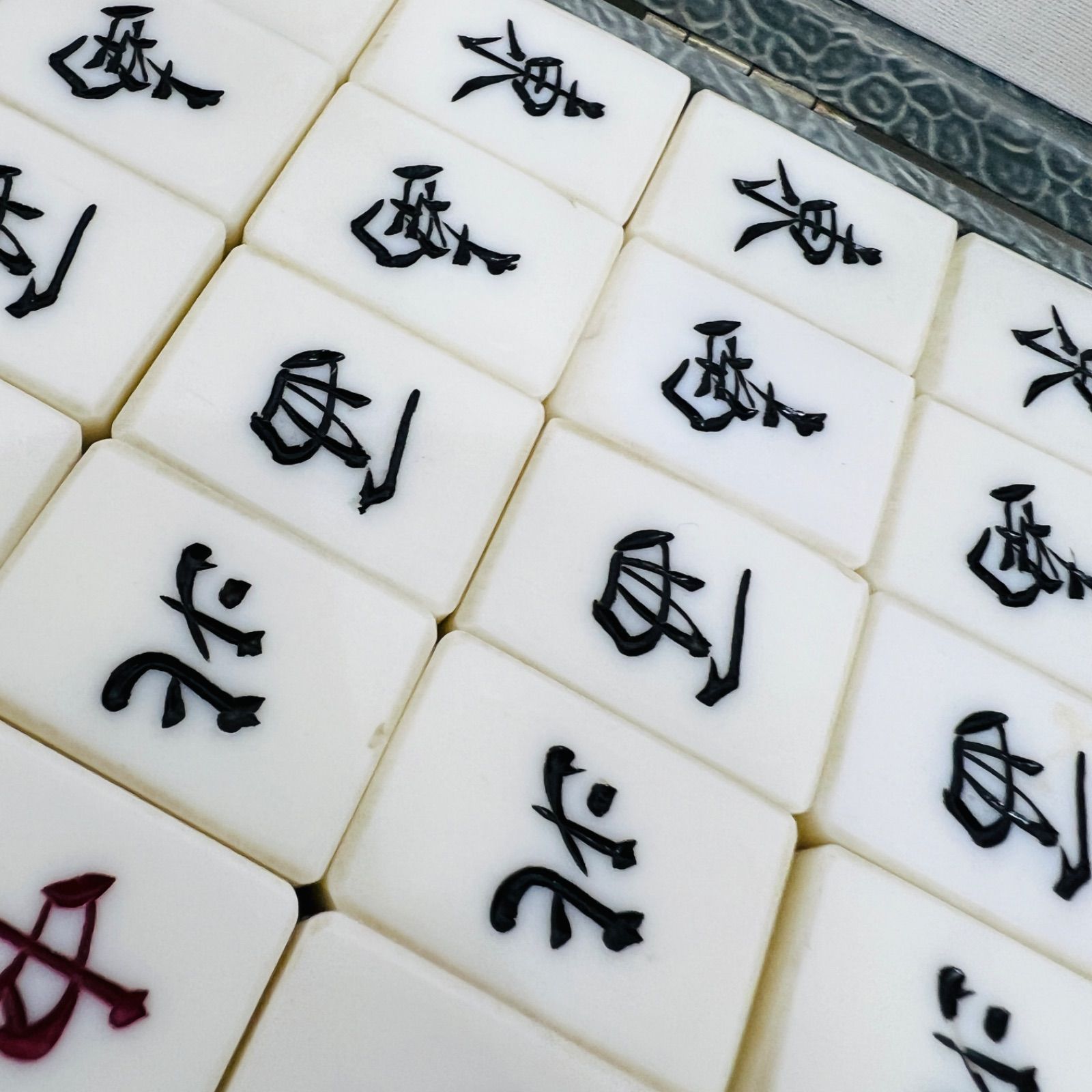 A【ヴィンテージ】麻雀牌 竹牌 麻雀 ボードゲーム 昭和 レトロ 昭和