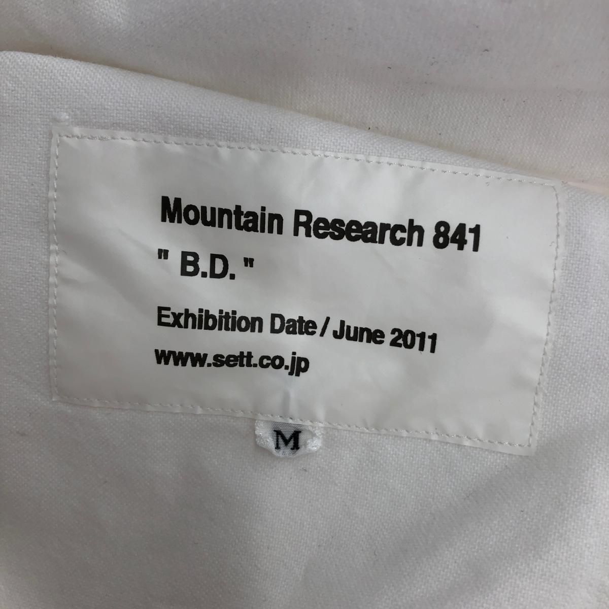 【美品】Mountain Research 長袖ボタンダウン シャツ 841 Mountain Research マウンテンリサーチ 長袖ボタンダウン シャツ