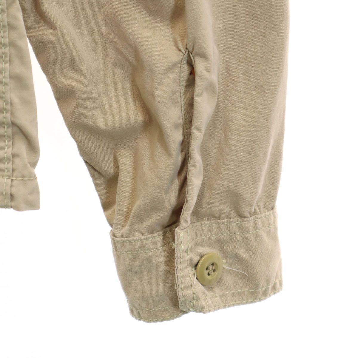 GANRYU ガンリュウ 2016年 日本製 長袖 ロングスリーブ シャツ S ベージュ COMME des GARCONS メンズ GANRYU ガンリュウ 2016年 日本製 長袖 ロングスリーブ シャツ S