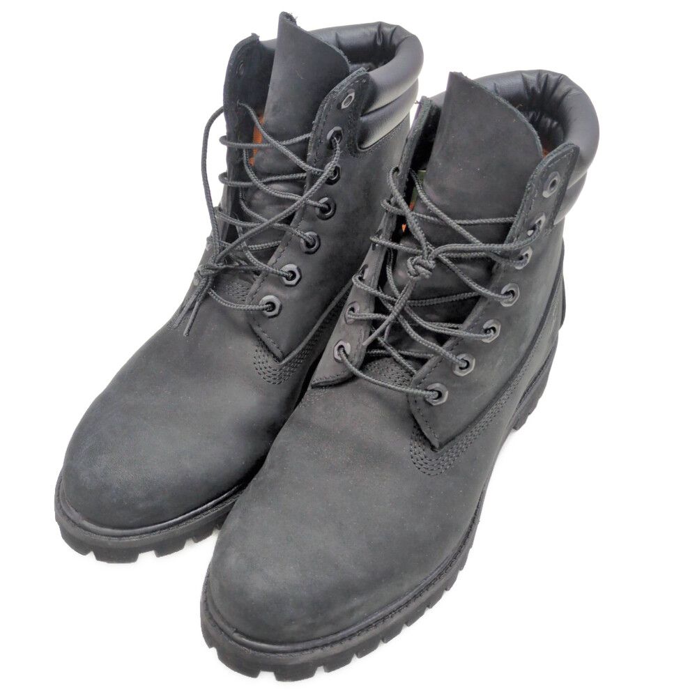 Timberland ティンバーランド |6 インチダブルカラー ブーツ靴|73541|42|ブラック|翌日配送可 ♂ B メンズ 594728