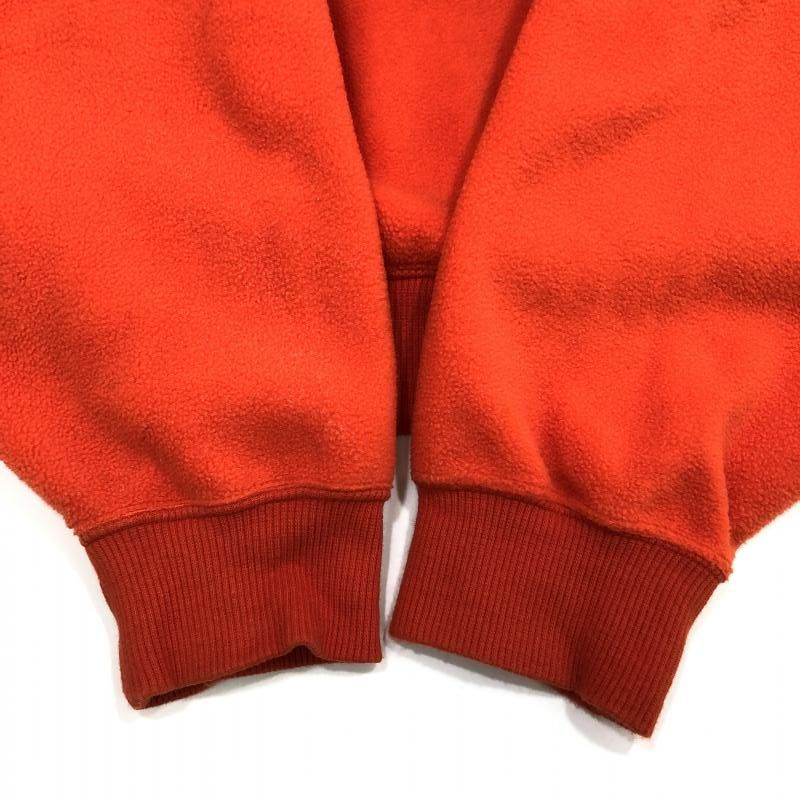 WTAPS オレンジ ハーフジップアップ フリース 中古】WTAPS 22AW EXHAUST HOODY POLY ロゴ フリース フーディ