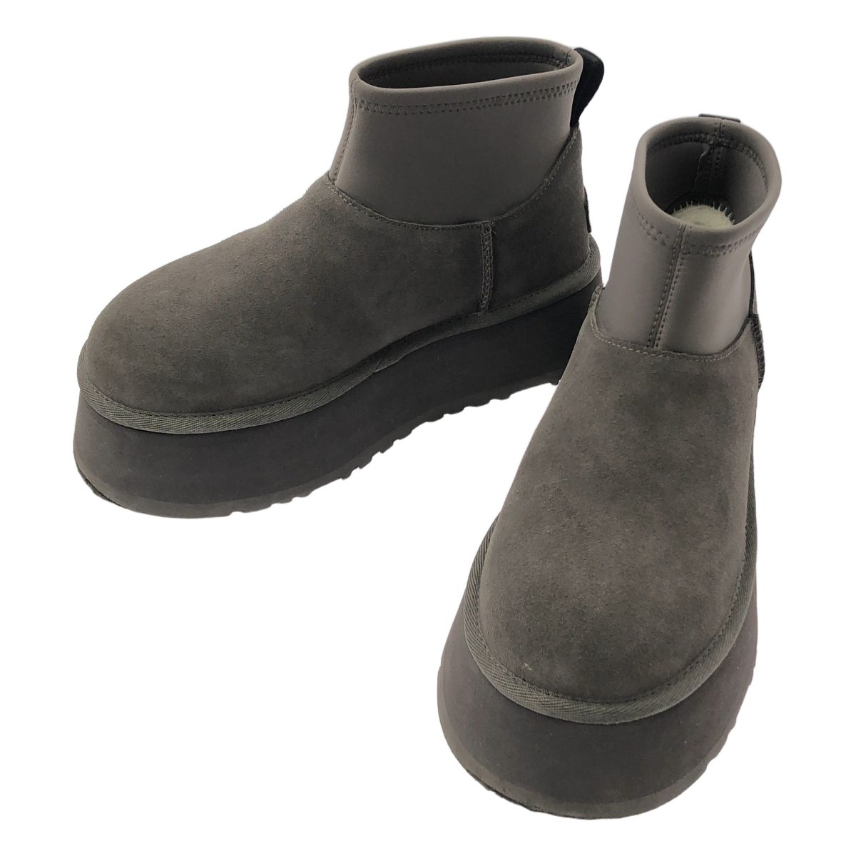 UGG | アグ | W CLASSIC MINI DIPPER | 1168170 ムートン ブーツ | 24 | グレー | レディース