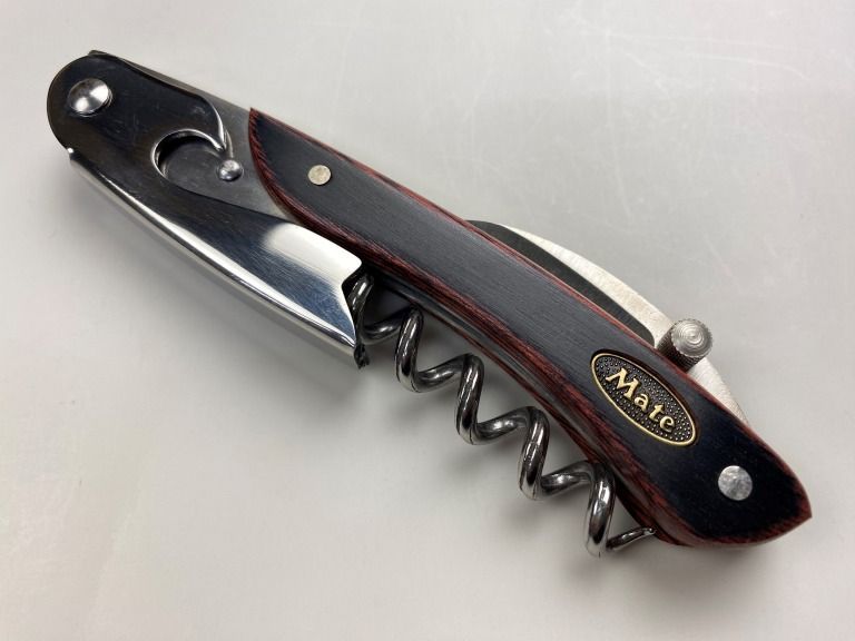 Mate ソムリエナイフ ステンレス マホガニ FT-200MA ワインオープナー 岐阜県関市