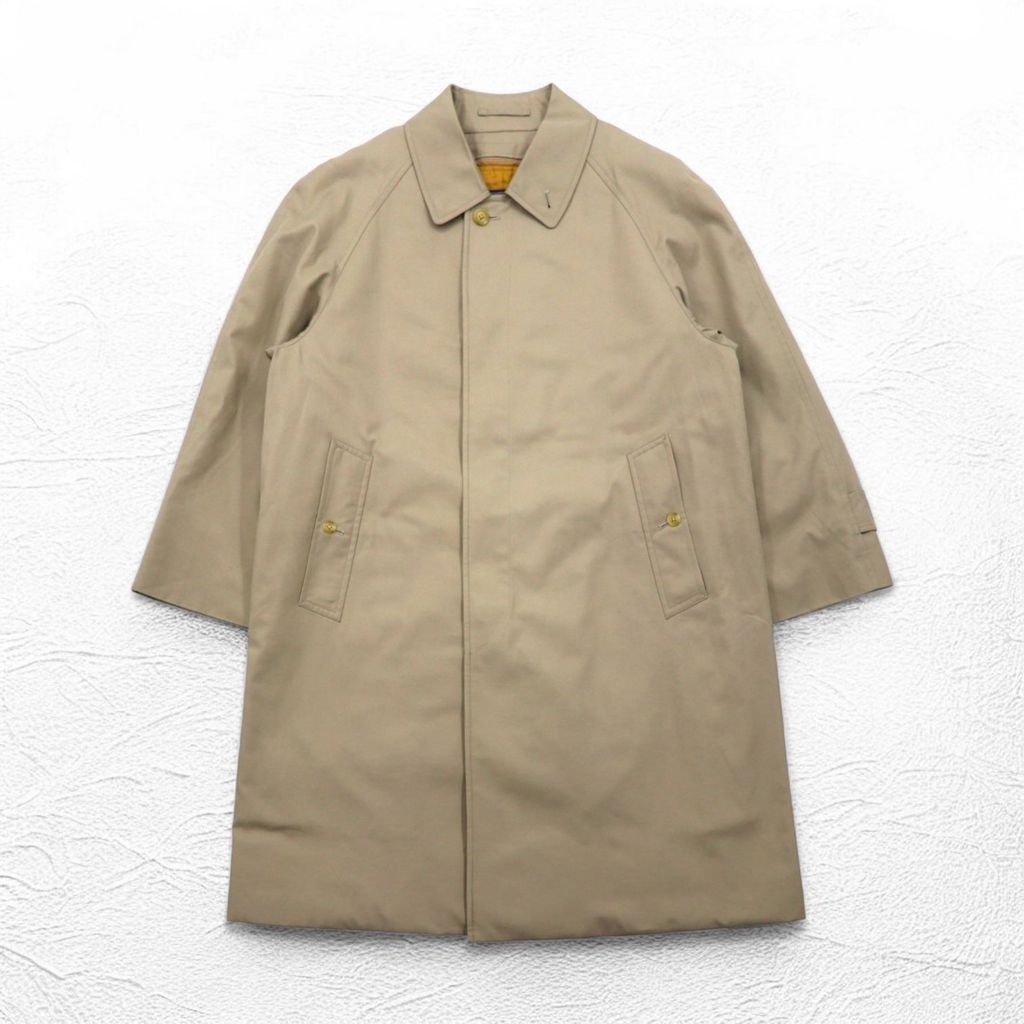 Burberrys 80年代 バルマカンコート ステン コート M ベージュ ノバチェックライナー 着脱式