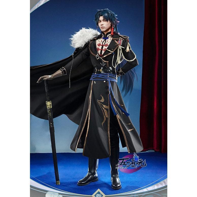 三分妄想 崩壊スターレイル コスプレ 崩スタ 刃 じん 軍服 同人 衣装 ウィッグ 靴 ft 251733