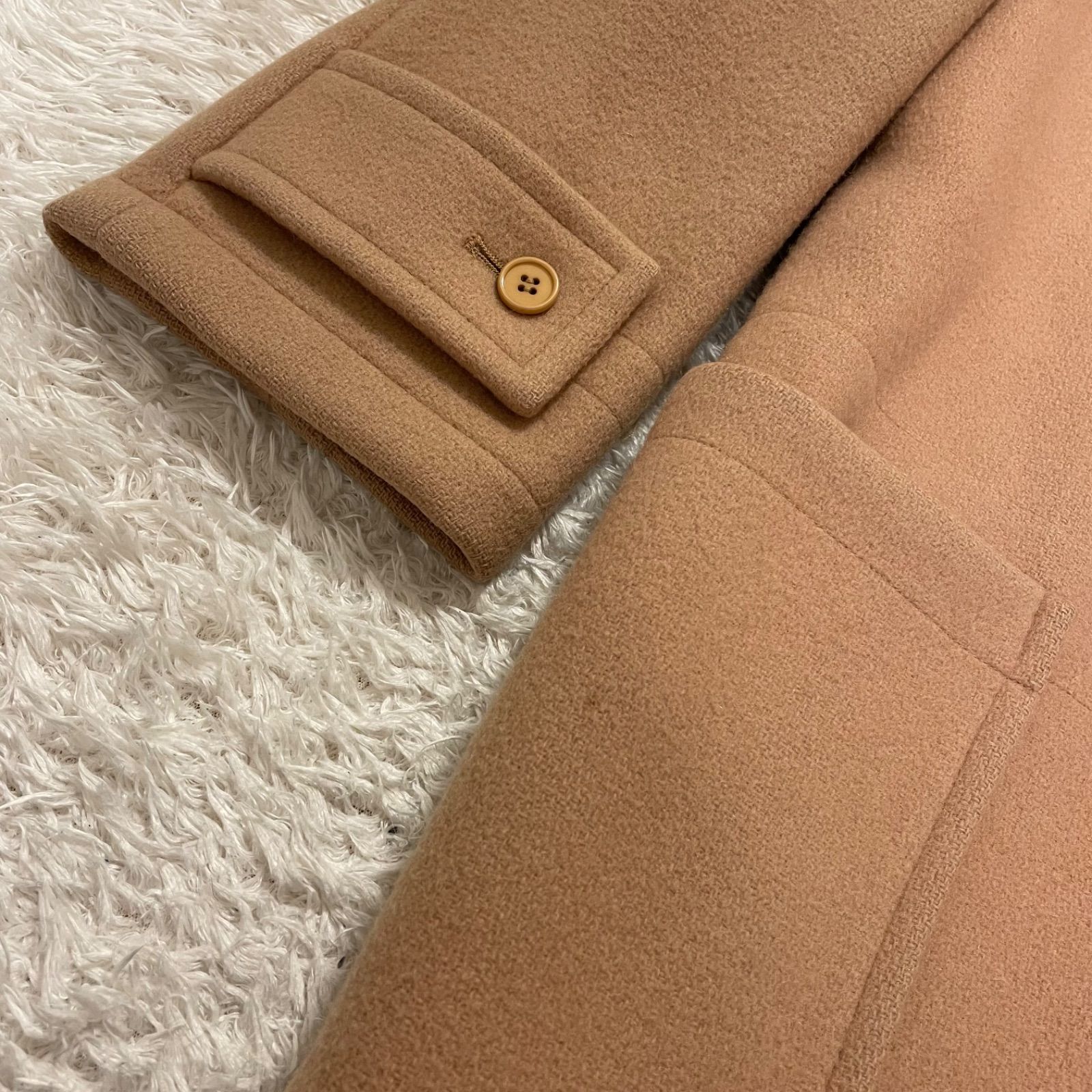 激レア J.B PUMPKIN 英国製 ダッフルコート キャラメル 肉厚 M - メルカリ