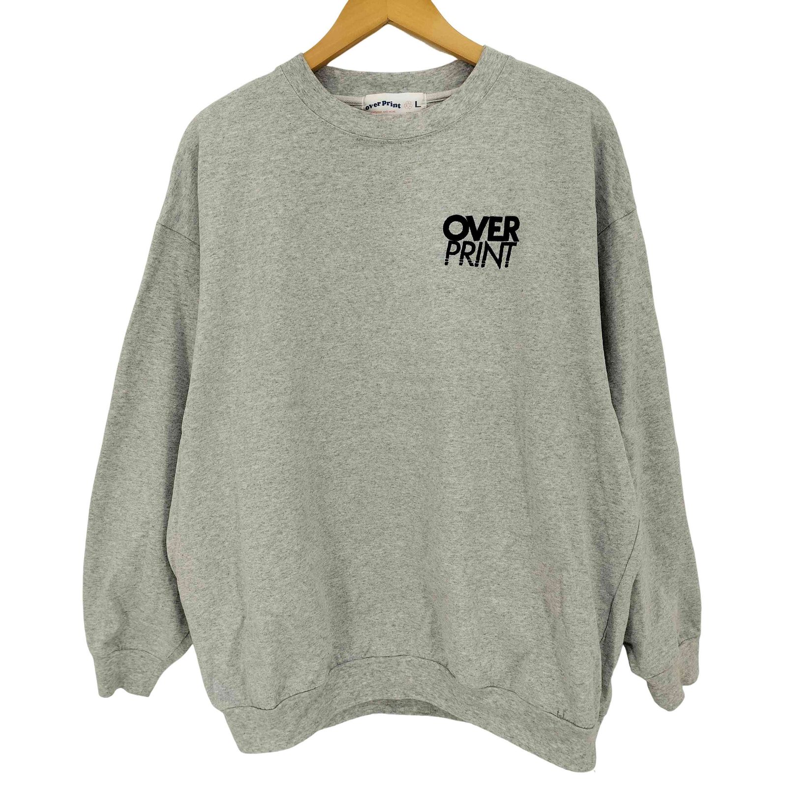 オーバープリント OVER PRINT Pop Art Sweatshirts L/S Tee Ver:19 メンズ JPN：L 