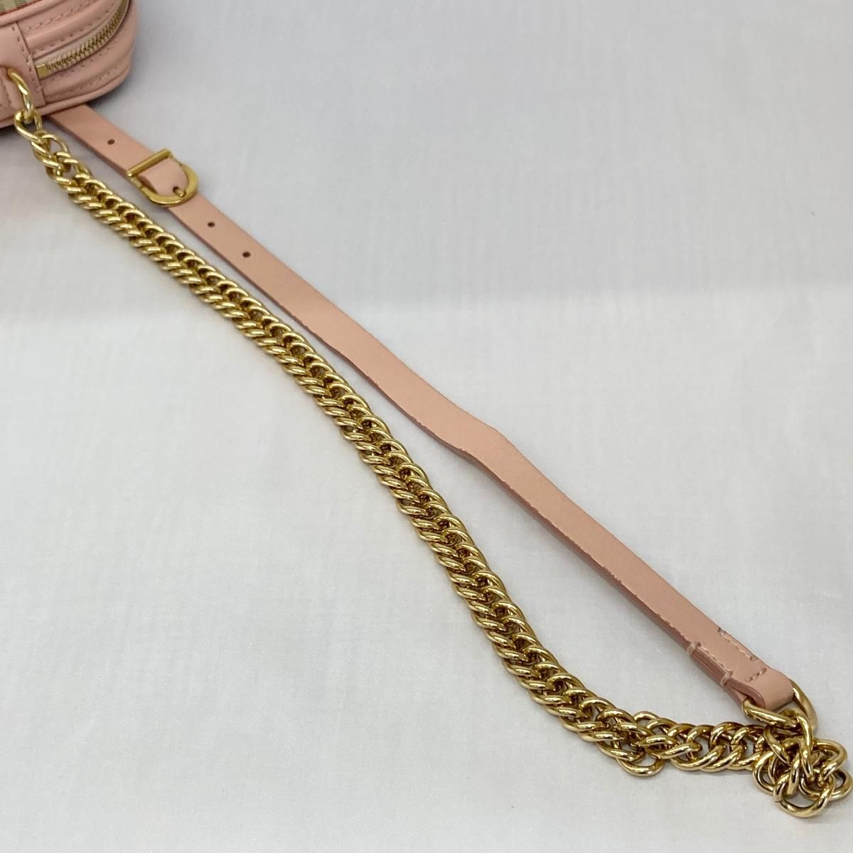 中古】 BURBERRY （バーバリー） LINK ﾁｪｰﾝ ｼｮﾙﾀﾞｰ ｶﾒﾗﾊﾞｯｸﾞ