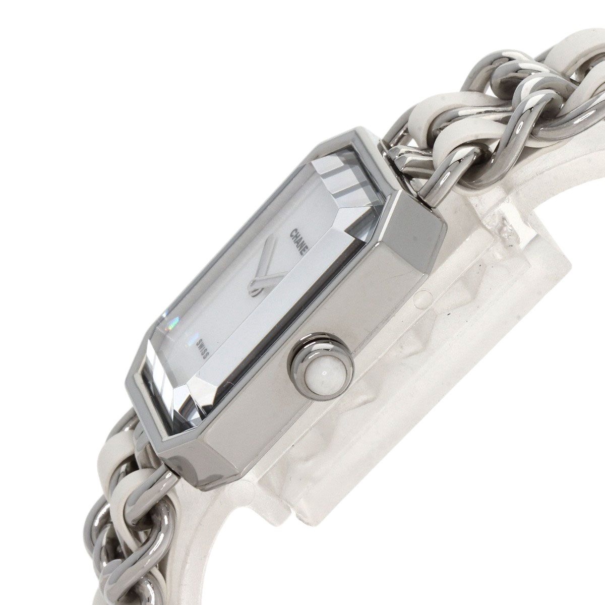 CHANEL シャネル H1639 プルミエール M 腕時計 SS SSx革 レディース 