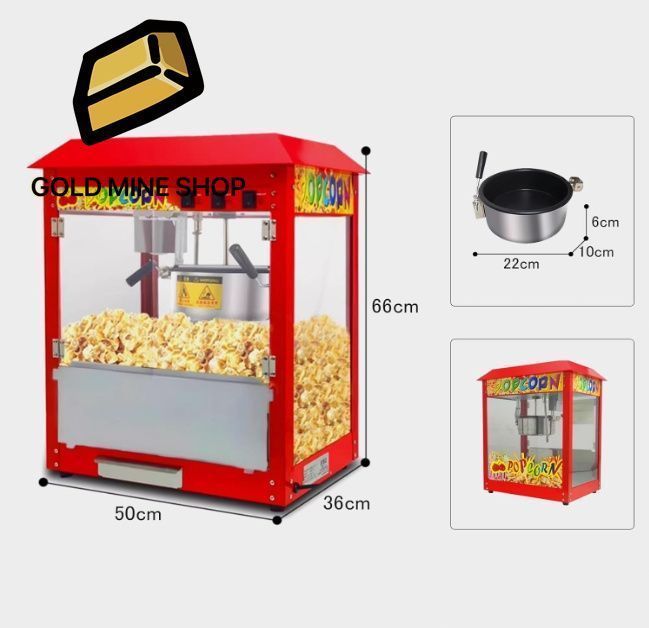 ステンレス鋼業務用ポップコーンメーカー
