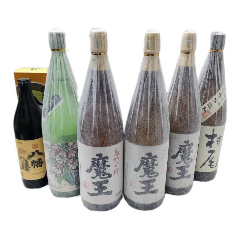 焼酎 6本セット 魔王 村尾 屋久の石楠花 八幡 名門の粋 白玉醸造 村尾酒造 芋焼酎 まとめ 1800ml 25度 【新品】 22402K3426  - メルカリ