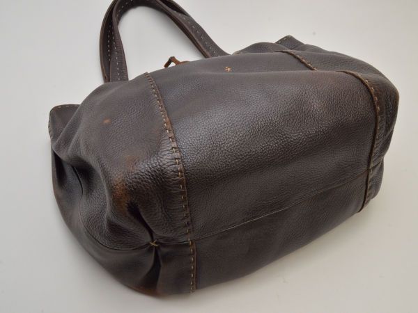 エンリーベグリン HENRY BEGUELIN レザー ハンド/トートバッグ オミノ