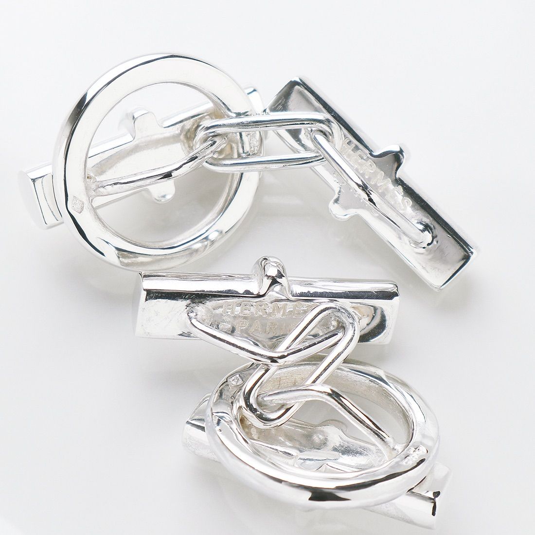 エルメス シェーヌダンクル カフス シルバー エルメス