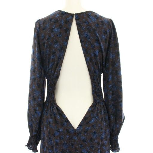 フレイアイディー FRAY I.D ウエストシャーリングプリントワンピース