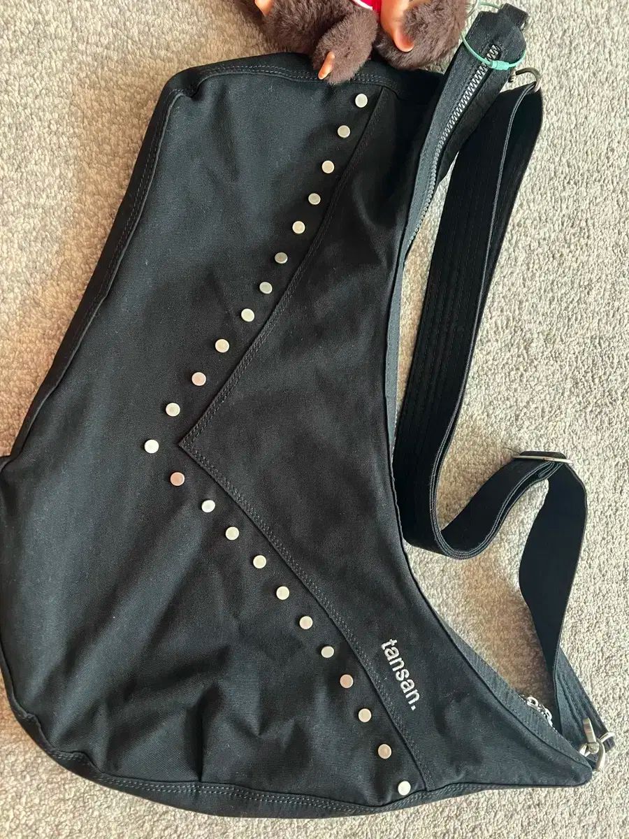 タンサン麻 ダブル サイド クロスバック バッグ