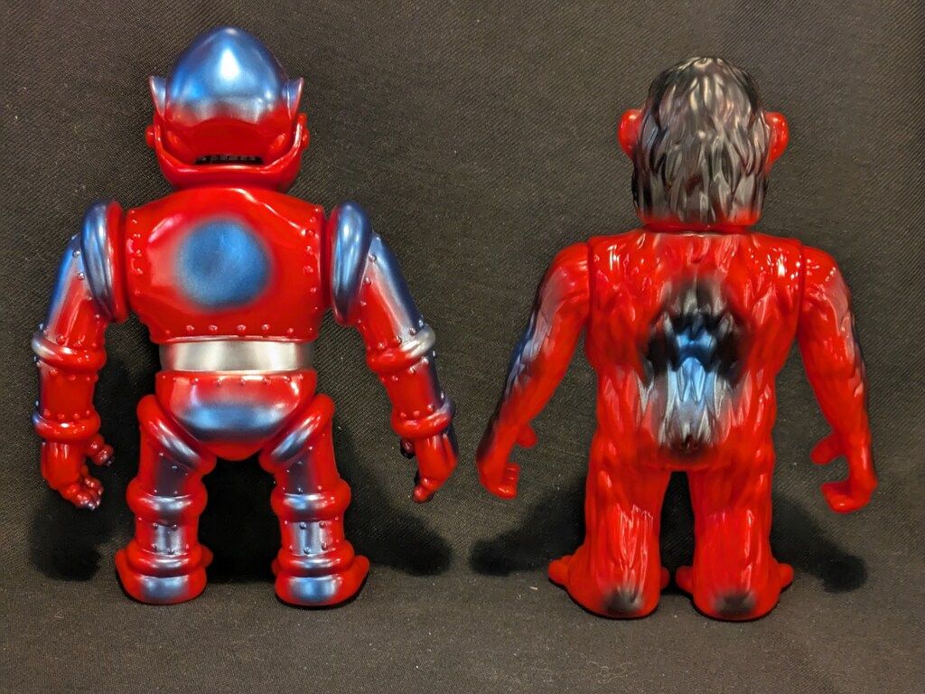 shamelesstoy69 MECHA GORILLA 67 vs KING KONG 20 ver.3 SET 赤成型
