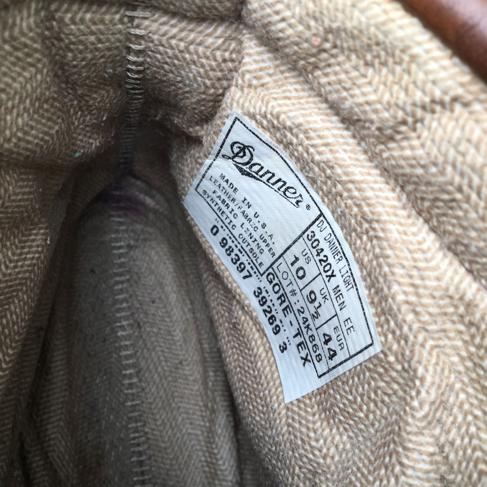 Danner Light ダナーライト ゴアテックス レザーブーツ 30420X 茶 US 