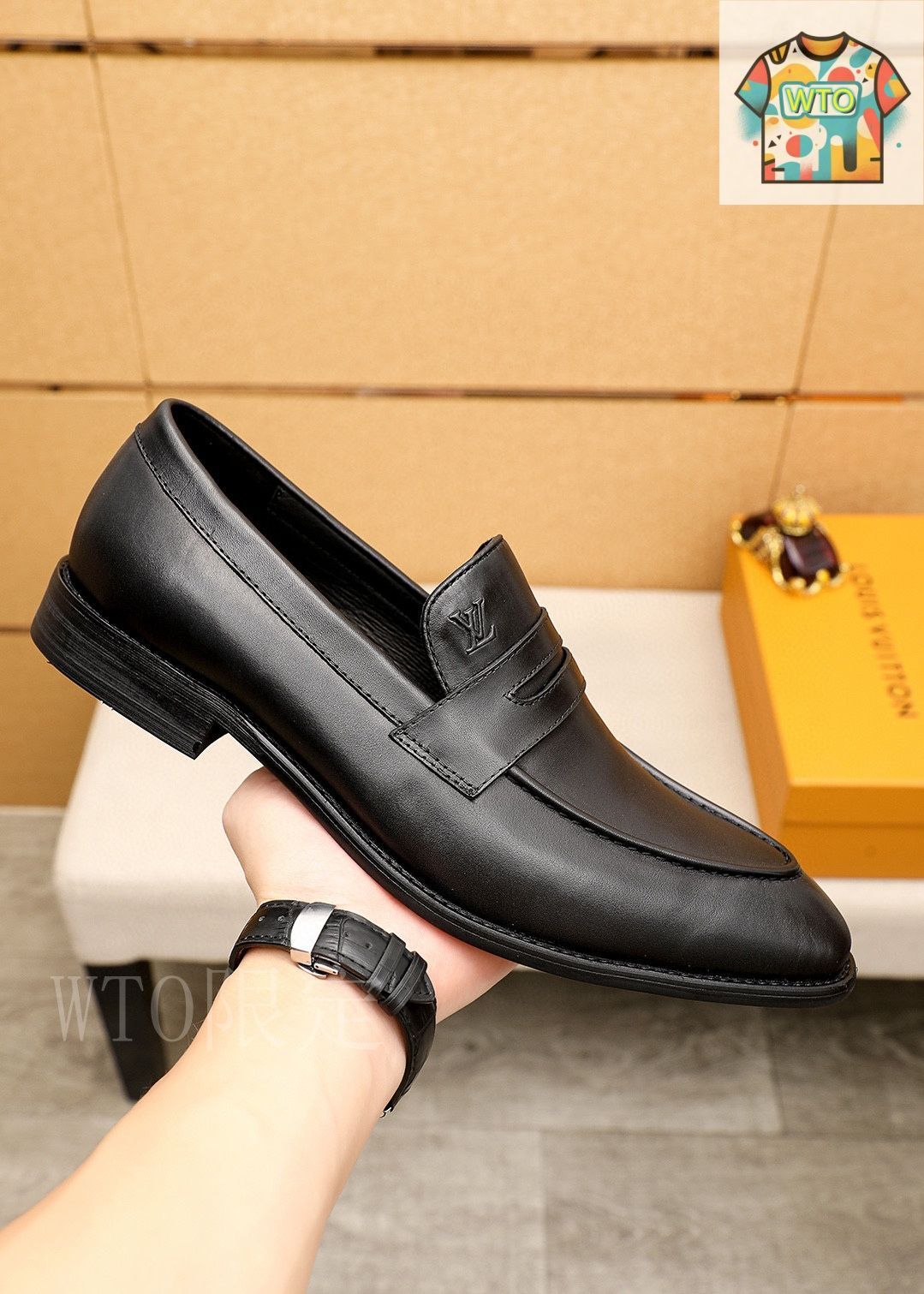 LOUIS VUITTON ルイ・ヴィトン カジュアルレザーシューズ21-TZ45