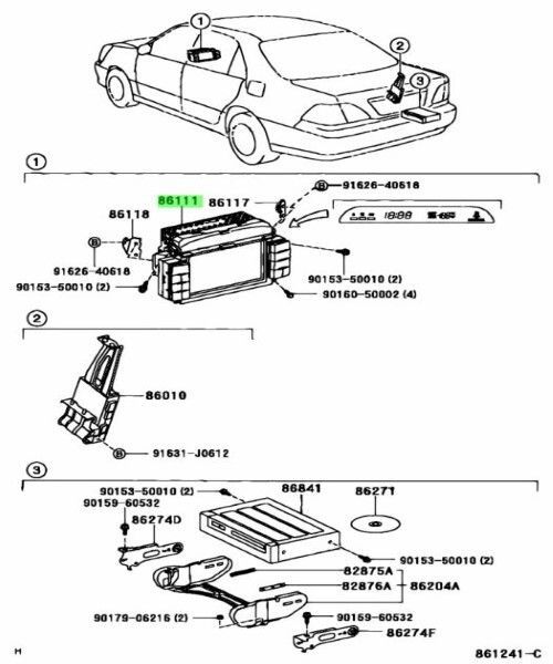 レクサス 純正 LS430 CELSIOR マルチディスプレイ LEXUS CELSIOR MULTI DISPLAY 未使用 Genuine メーカー純正品 JDM OEM