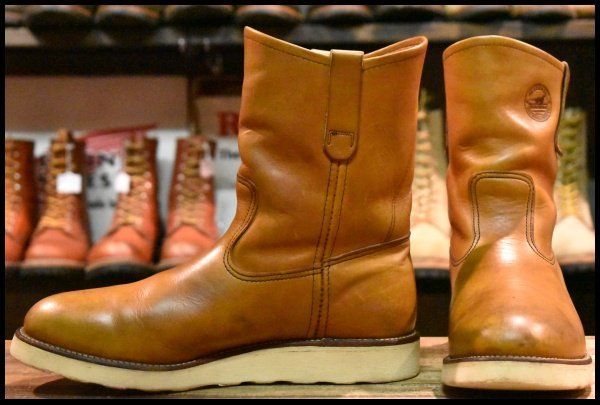 【97年7月製】犬刻印 緑犬タグ REDWING レッドウイング 866 ペコス RED WING 866 ペコス 10 D 緑犬タグ 97年