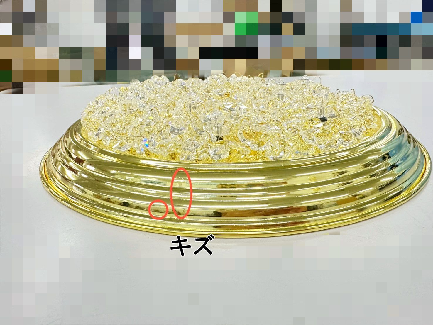 シャンデリ フルゴールドメッキ