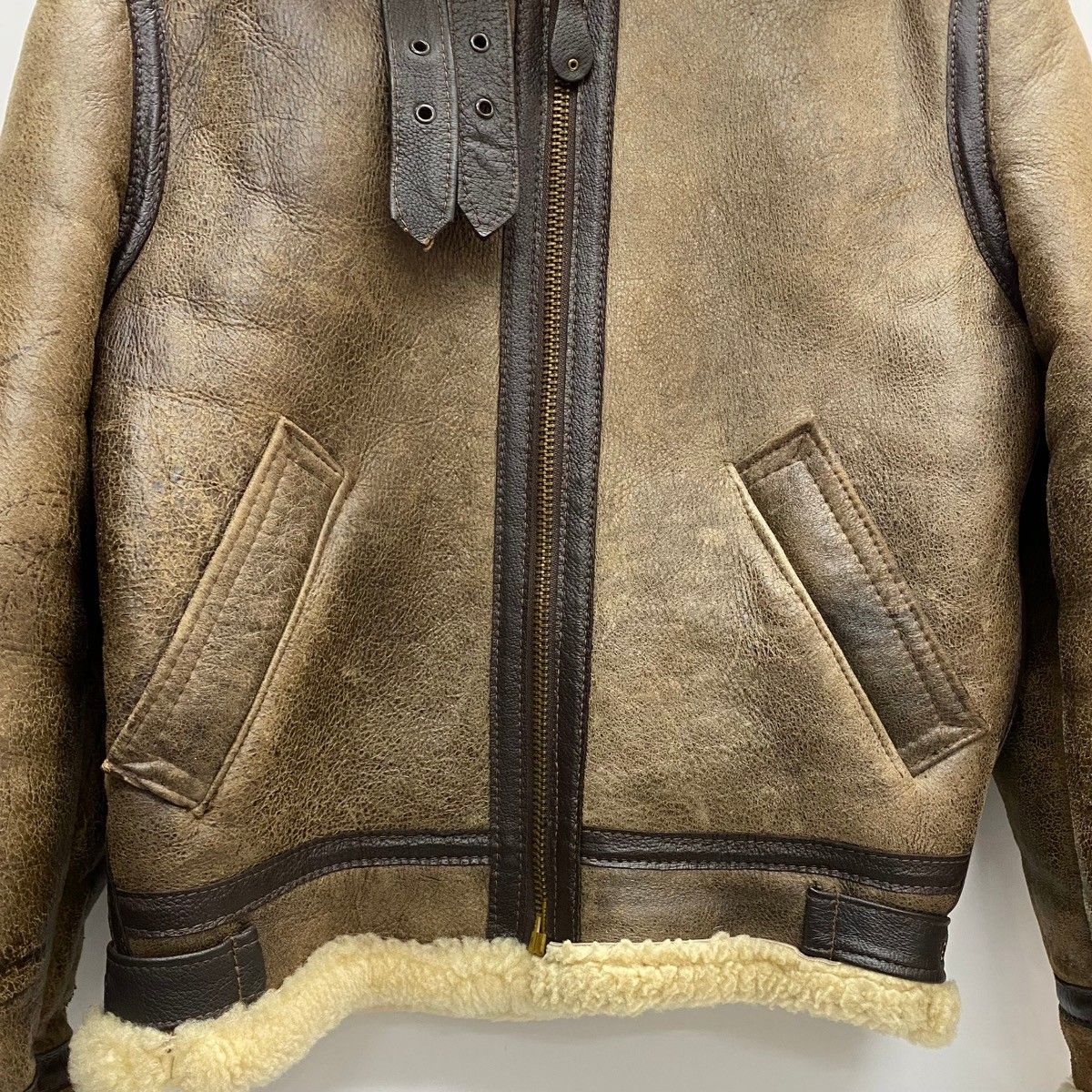 schott ショット B-3 ムートンジャケット 36サイズ 古着 ショット SCHOTT 80's B-3 ムートン フライトジャケット
